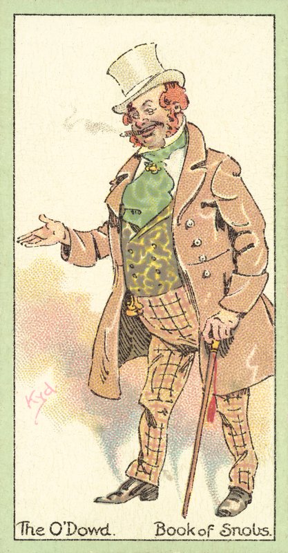 Az ODowd, Sznobok könyve (chromolitho) alkotó: after Joseph Clayton Clarke