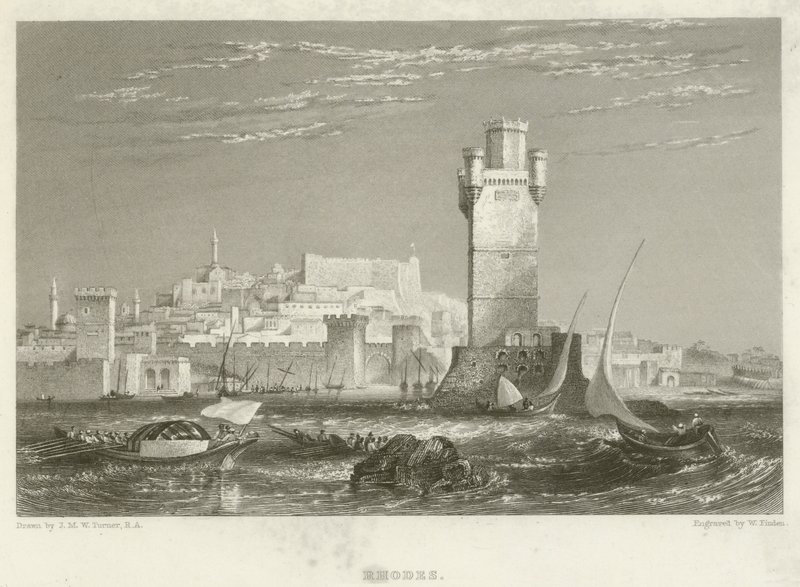 Rodosz alkotó: after Joseph Mallord William Turner