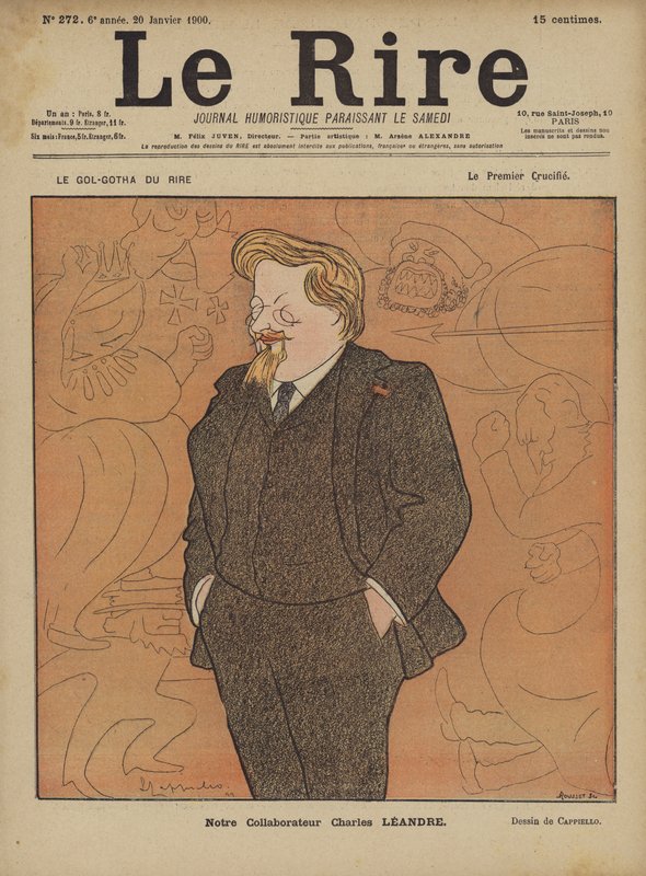 Charles Leandre, a Le Rire illusztrációja alkotó: after Leonetto Cappiello