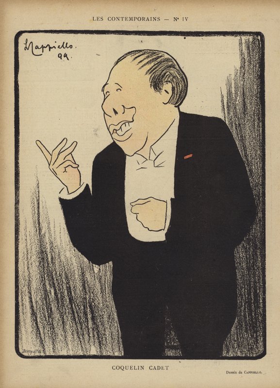 Coquelin Cadet, Le Rire illusztrációja alkotó: after Leonetto Cappiello