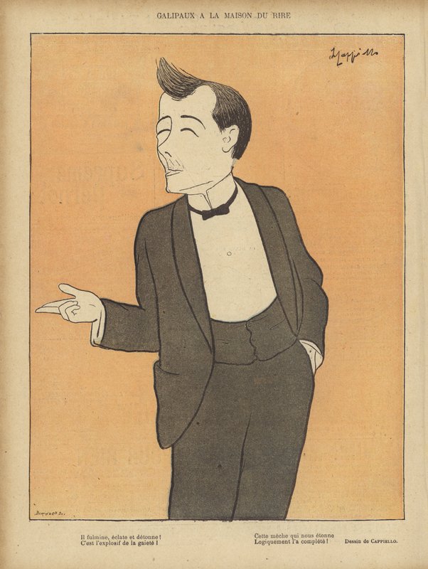 Illusztráció Le Rire alkotó: after Leonetto Cappiello
