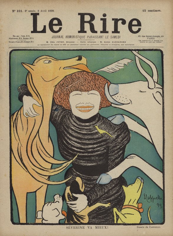 Illusztráció Le Rire alkotó: after Leonetto Cappiello