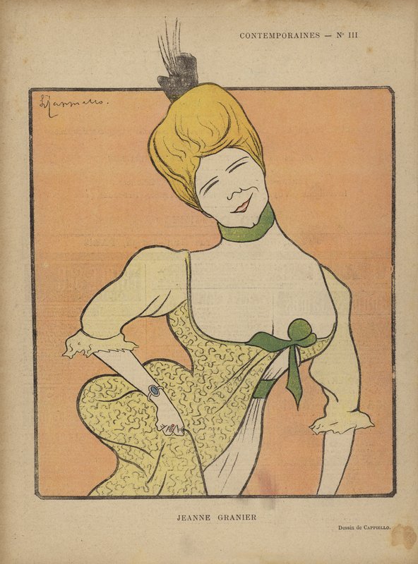 Jeanne Granier, Le Rire illusztrációja alkotó: after Leonetto Cappiello