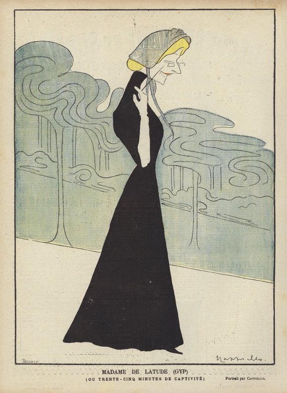 Madame De Latude (GYP), Le Rire illusztrációja alkotó: after Leonetto Cappiello