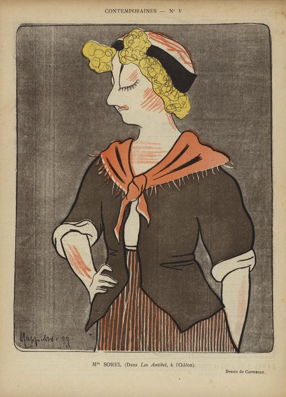 Sorel kisasszony, Le Rire illusztrációja alkotó: after Leonetto Cappiello