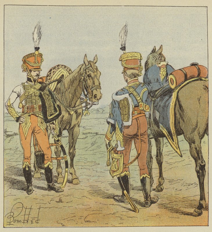 A tábornok segédje, a vezérőrnagyé, a marsallé alkotó: after Louis Charles Bombled