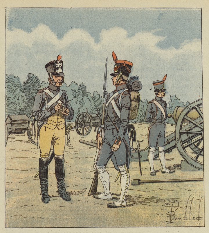 Vacsora után a császár a tüzérségről beszélt alkotó: after Louis Charles Bombled