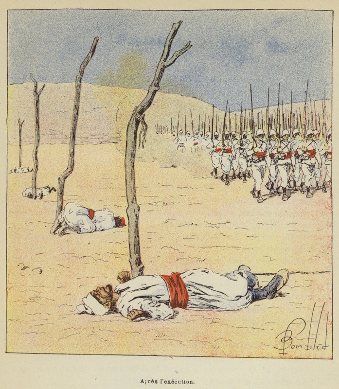A végrehajtás után alkotó: after Louis Charles Bombled