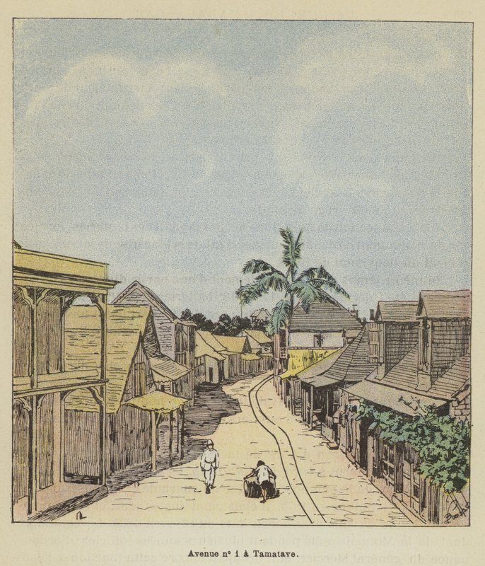 Avenue no 1 a Tamatave alkotó: after Louis Charles Bombled
