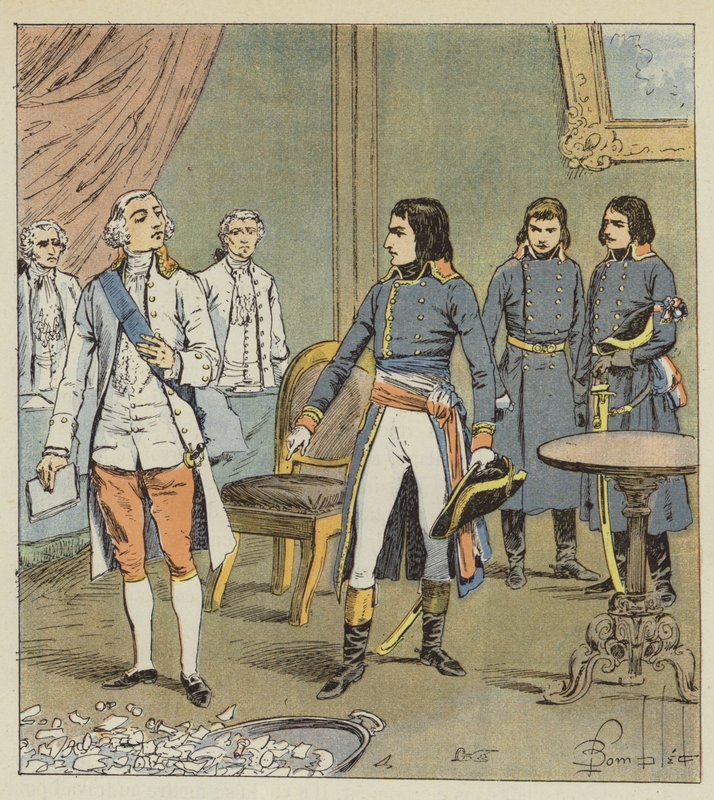 Bonaparte és Cobentzel grófja alkotó: after Louis Charles Bombled