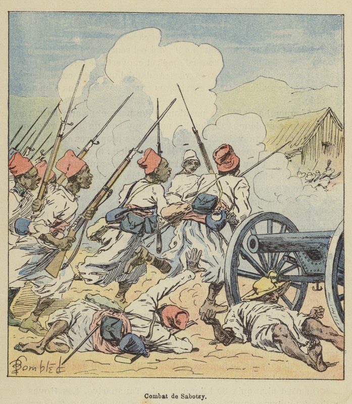 Szabotos harc alkotó: after Louis Charles Bombled