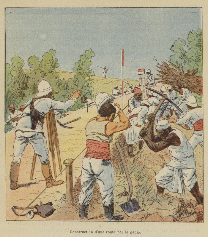 Útépítés zseni által alkotó: after Louis Charles Bombled