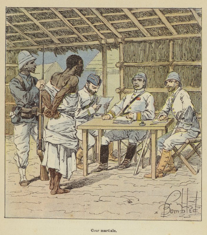 Hadbíróság alkotó: after Louis Charles Bombled