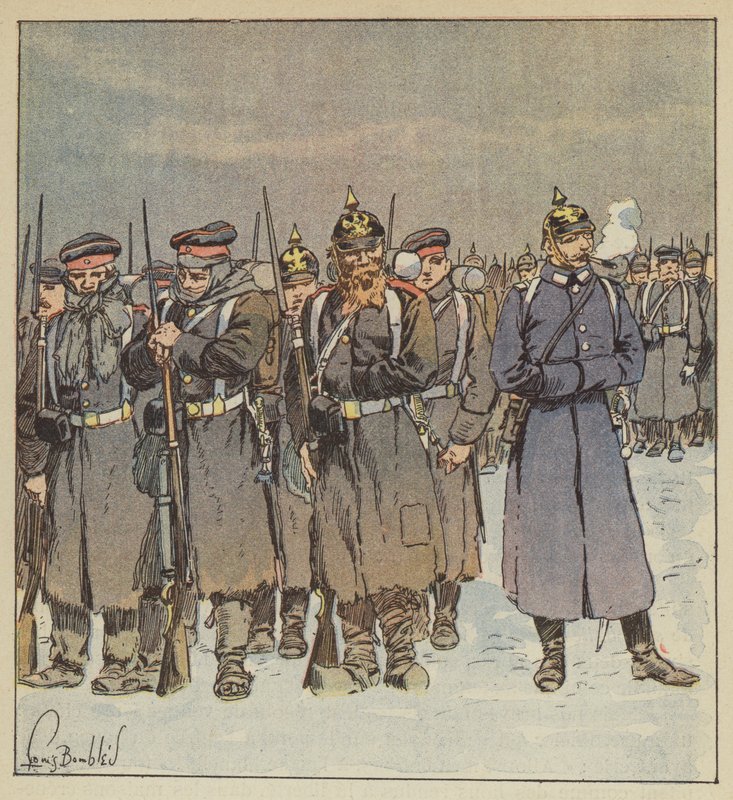 Néhány porosz csapat megfosztása alkotó: after Louis Charles Bombled