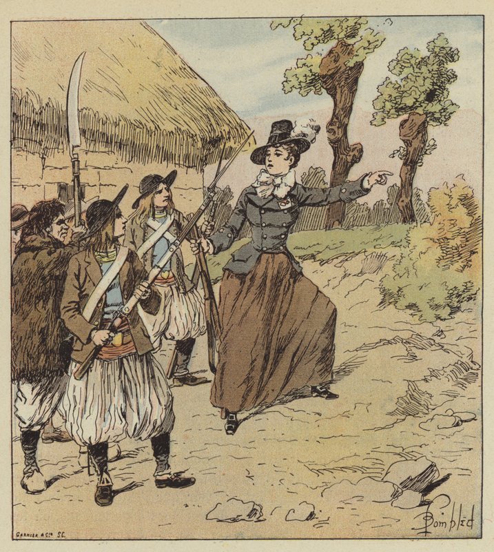 Nagyon aktívan részt vett a vendée-i háborúkban alkotó: after Louis Charles Bombled