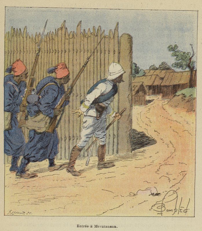 Előétel egy Mevatanana alkotó: after Louis Charles Bombled