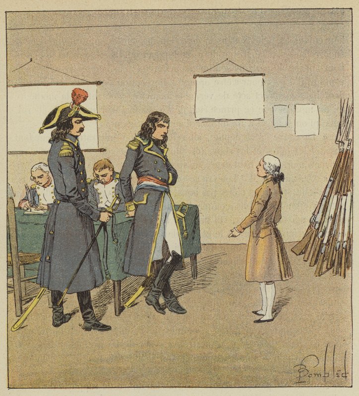 Eugene de Beauharnais azt állítja, hogy Bonaparte megverte apját alkotó: after Louis Charles Bombled