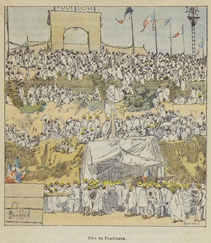 Fete du Fandroana alkotó: after Louis Charles Bombled