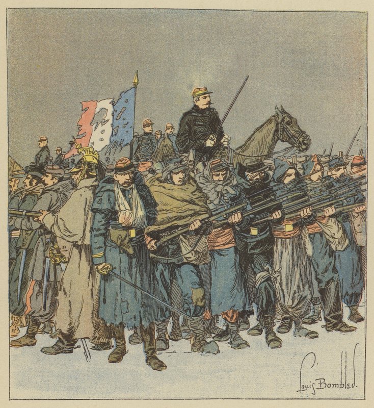 Megmentették a becsületet! alkotó: after Louis Charles Bombled