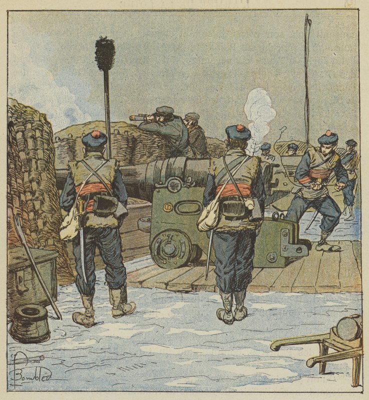 Chevilly tengeri akkumulátor alkotó: after Louis Charles Bombled