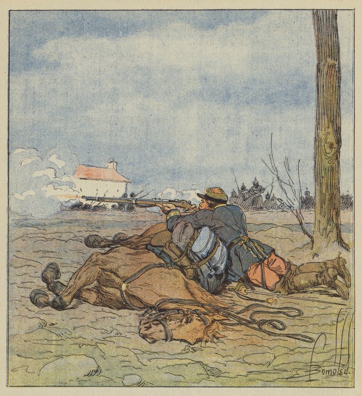 Girard ezredes halála alkotó: after Louis Charles Bombled