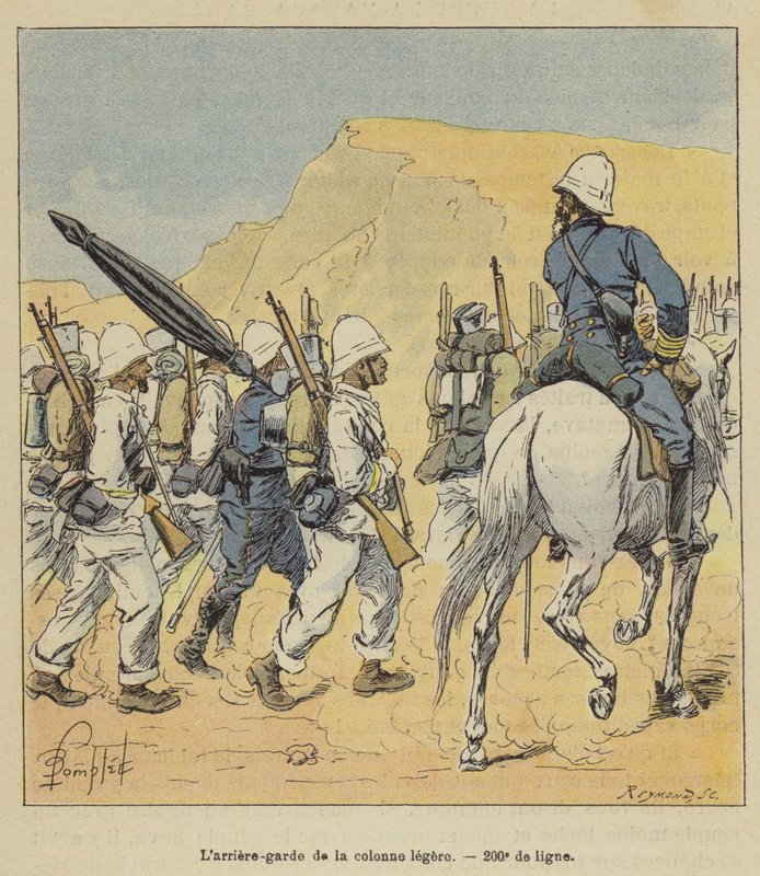 A fényoszlop hátsó védõje, 200. sor alkotó: after Louis Charles Bombled
