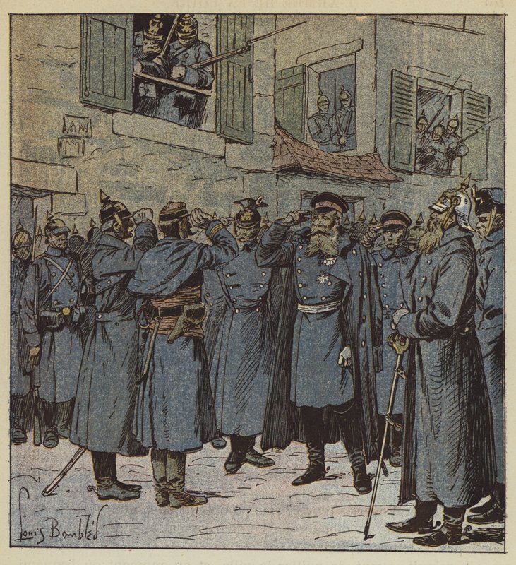 Pendezec kapitány és Treskow tábornok alkotó: after Louis Charles Bombled