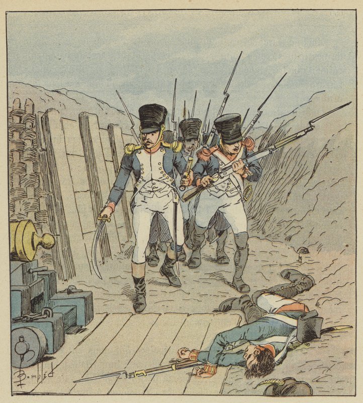 de Chambure kapitány, e híres társaság főnöke stb. alkotó: after Louis Charles Bombled