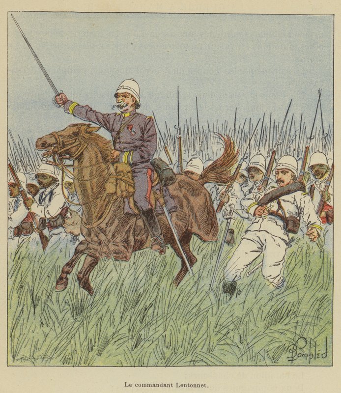 Lentonnet parancsnok alkotó: after Louis Charles Bombled