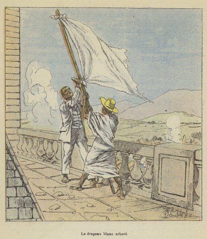 A fehér zászló lobog alkotó: after Louis Charles Bombled