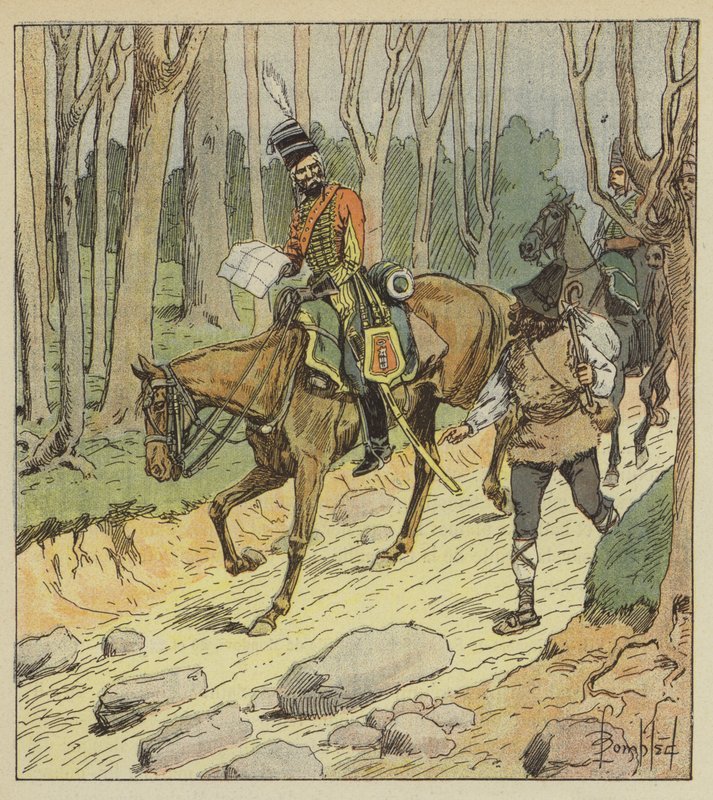 Stengel tábornok kiváló huszártiszt volt alkotó: after Louis Charles Bombled