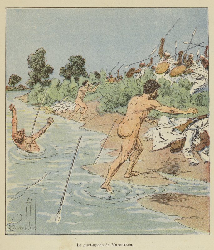 Marosakoa lesét alkotó: after Louis Charles Bombled