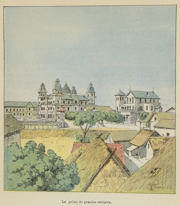 A miniszterelnöki palota alkotó: after Louis Charles Bombled