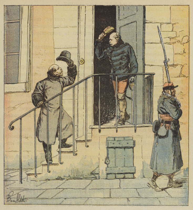 Joinville herceg és des Pallieres tábornok alkotó: after Louis Charles Bombled