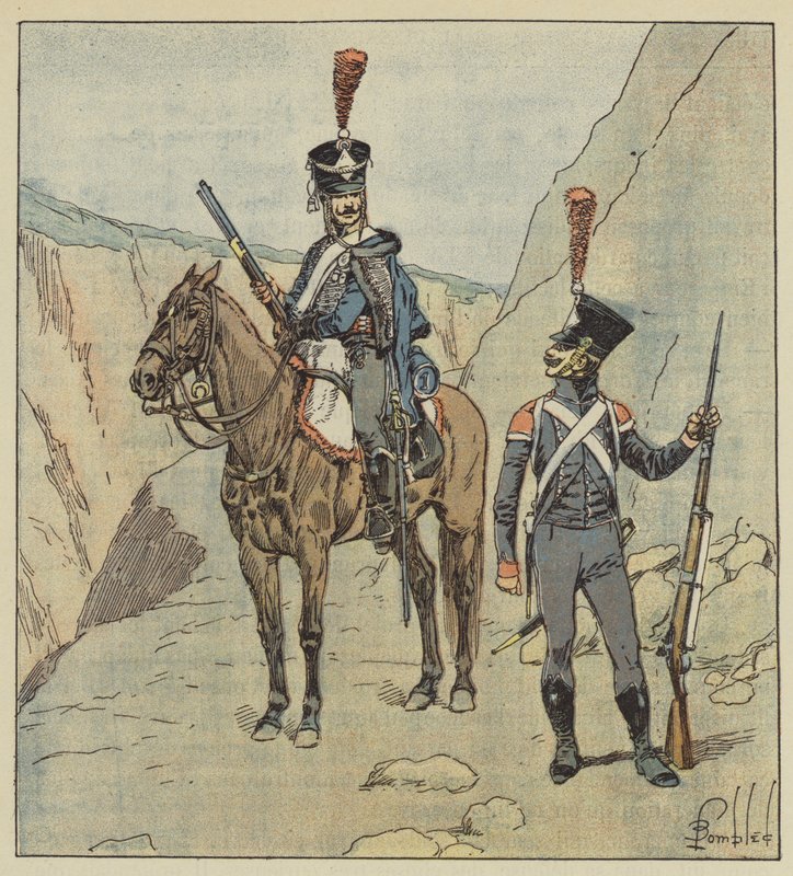A törökökkel határos tartományokban horvát ezredek voltak alkotó: after Louis Charles Bombled
