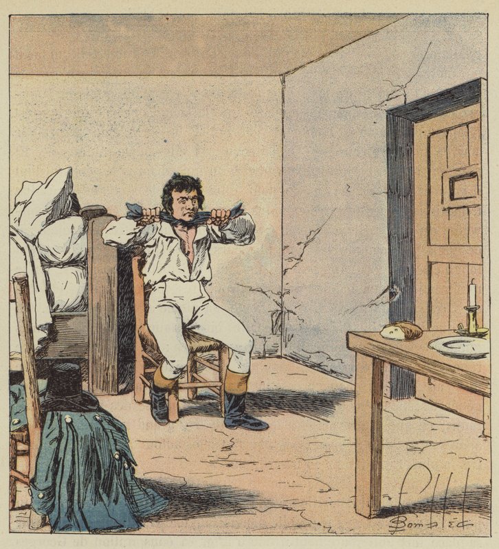 Mort de Pichegru alkotó: after Louis Charles Bombled