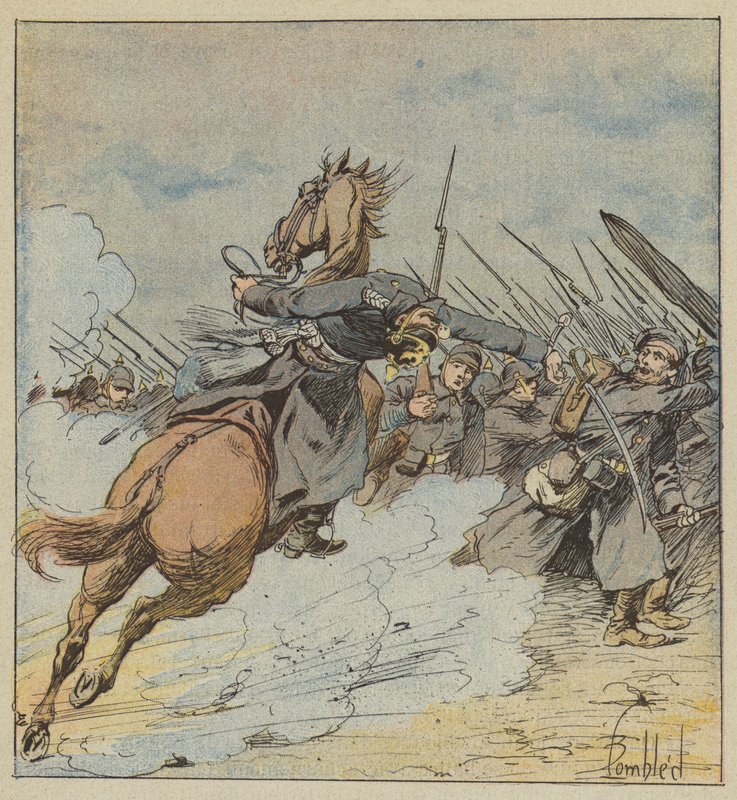 De Kontski ezredes halála alkotó: after Louis Charles Bombled
