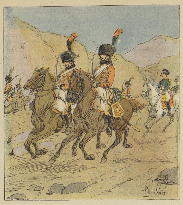 Napóleon váratlanul elhagyja Spanyolországot alkotó: after Louis Charles Bombled