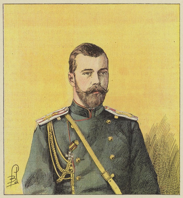 II. Miklós, Oroszország császára alkotó: after Louis Charles Bombled