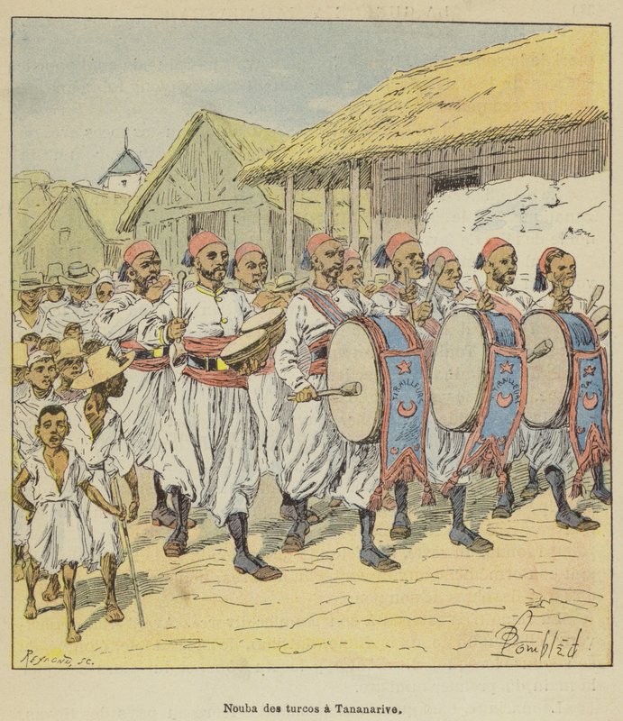 Nuba of Turcos Antananarivóban alkotó: after Louis Charles Bombled