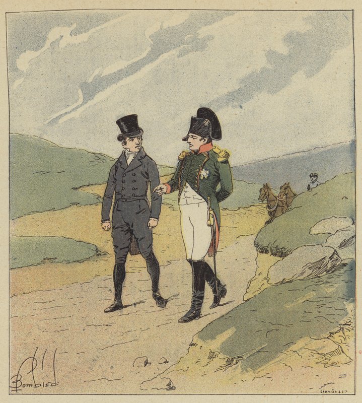 Folytattuk a sétát alkotó: after Louis Charles Bombled