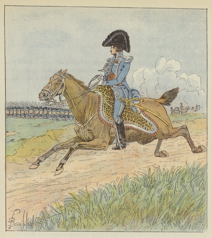 A császár rendi tisztje alkotó: after Louis Charles Bombled