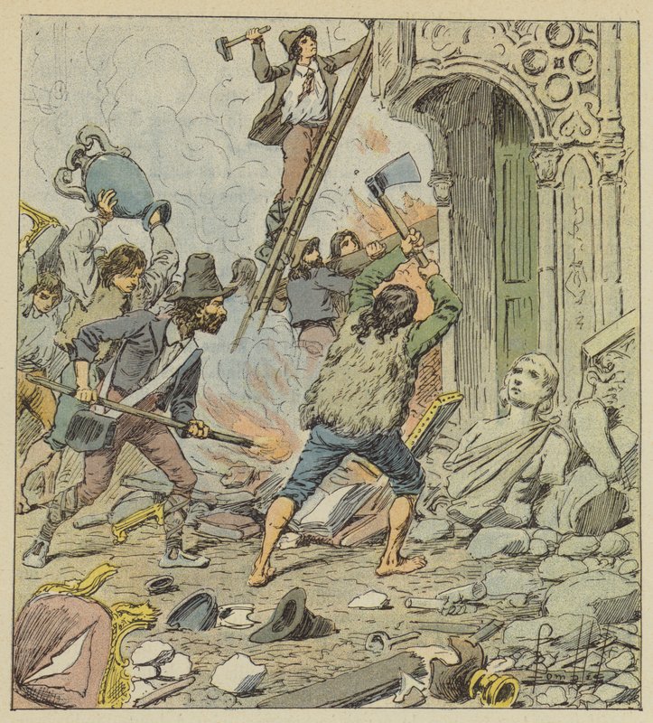 Róma kifosztása alkotó: after Louis Charles Bombled
