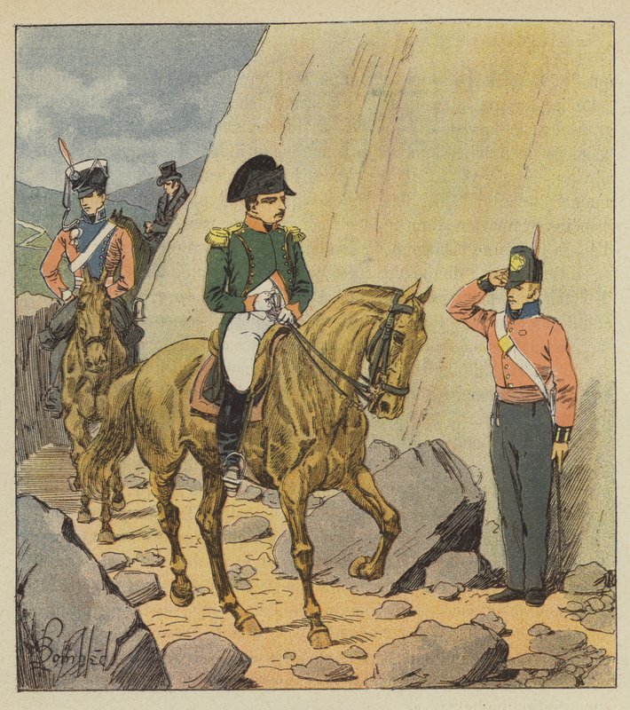Napóleon sétány alkotó: after Louis Charles Bombled