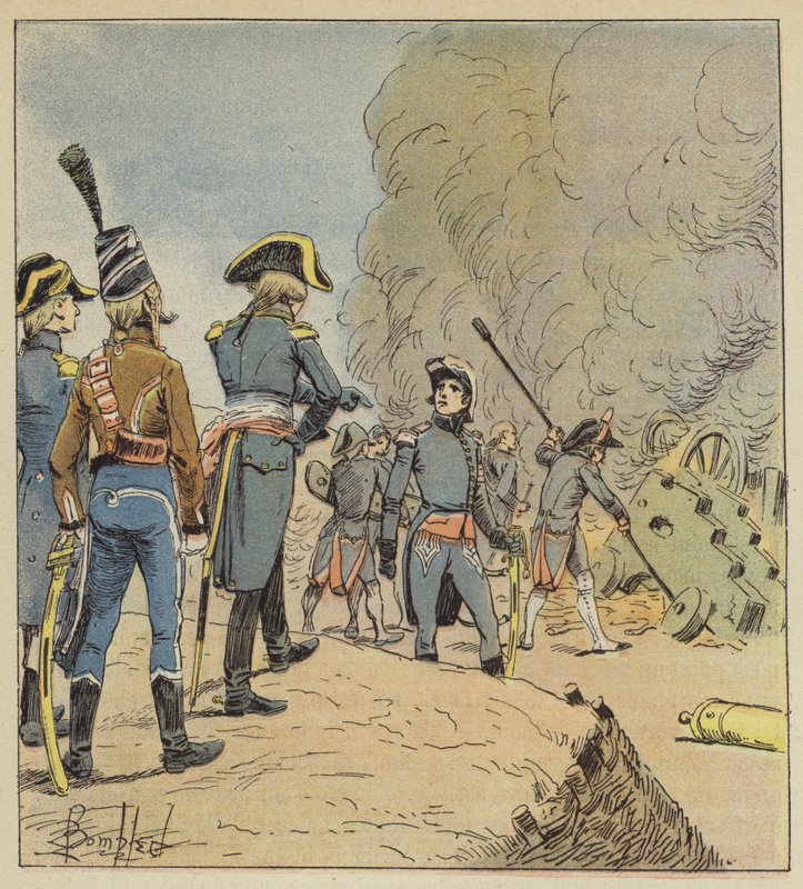 Lakatos ostromfelszerelését megsemmisítették Mantovában alkotó: after Louis Charles Bombled
