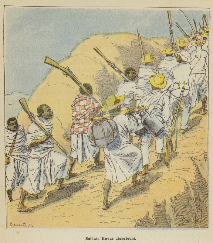 Dezerter Hovas katonák alkotó: after Louis Charles Bombled