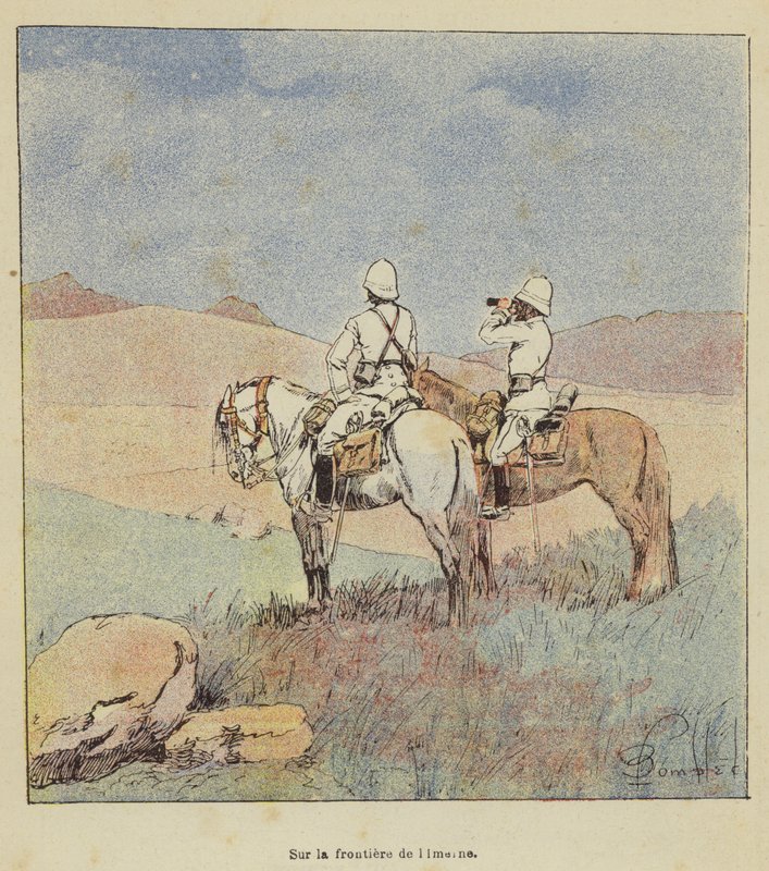 Imerne határában alkotó: after Louis Charles Bombled