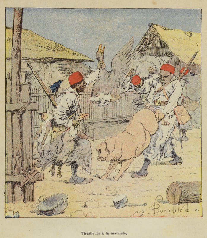 Fosztogatók alkotó: after Louis Charles Bombled