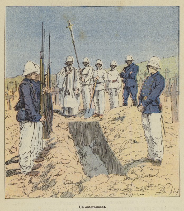 Egy temetés alkotó: after Louis Charles Bombled