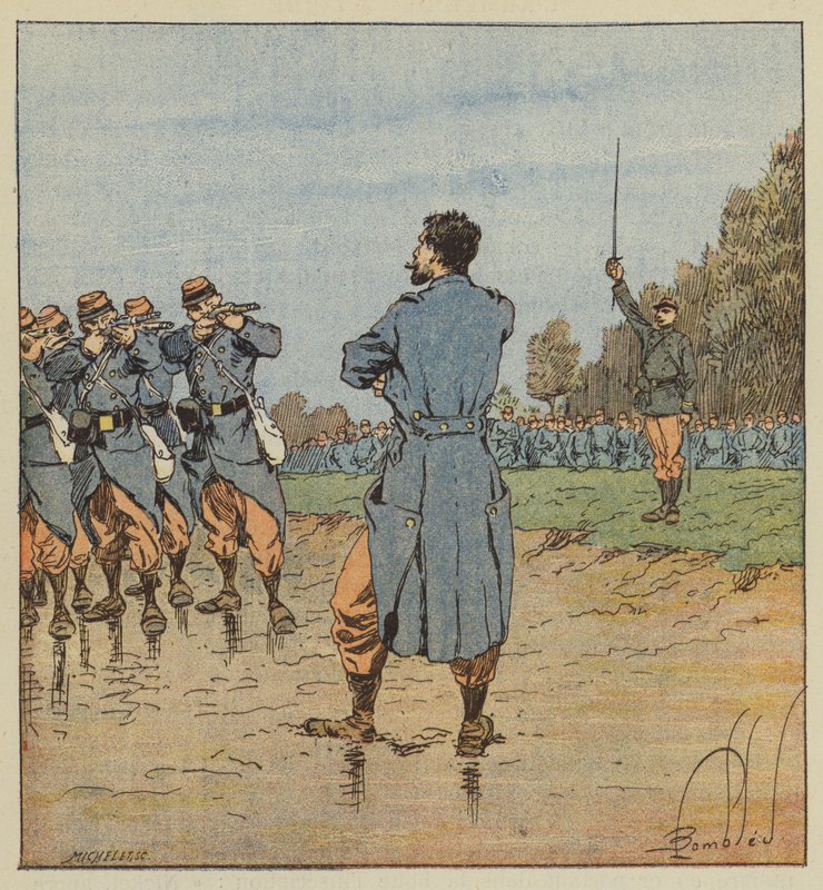 Kivégzés a 17. hadtestben alkotó: after Louis Charles Bombled